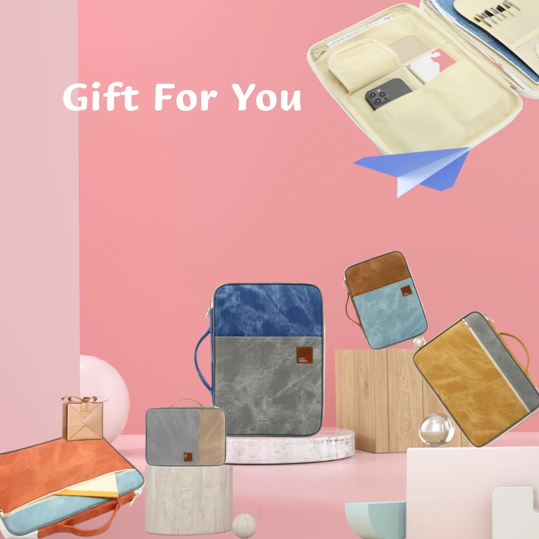 Factory Cheap Price File Pens 12 inch laptop case Portable Business Notebook A4 Document Bags