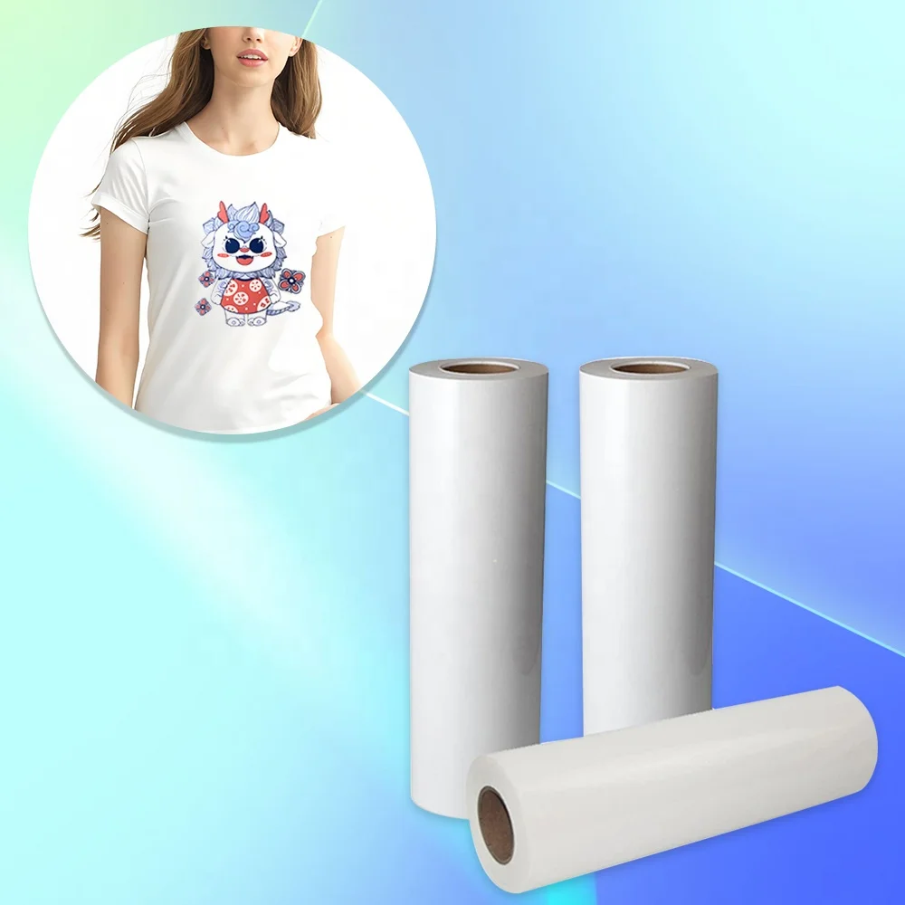 Factory Wholesales High Color Reproduction Warm Peel Heat Transfer DTF Film Roll