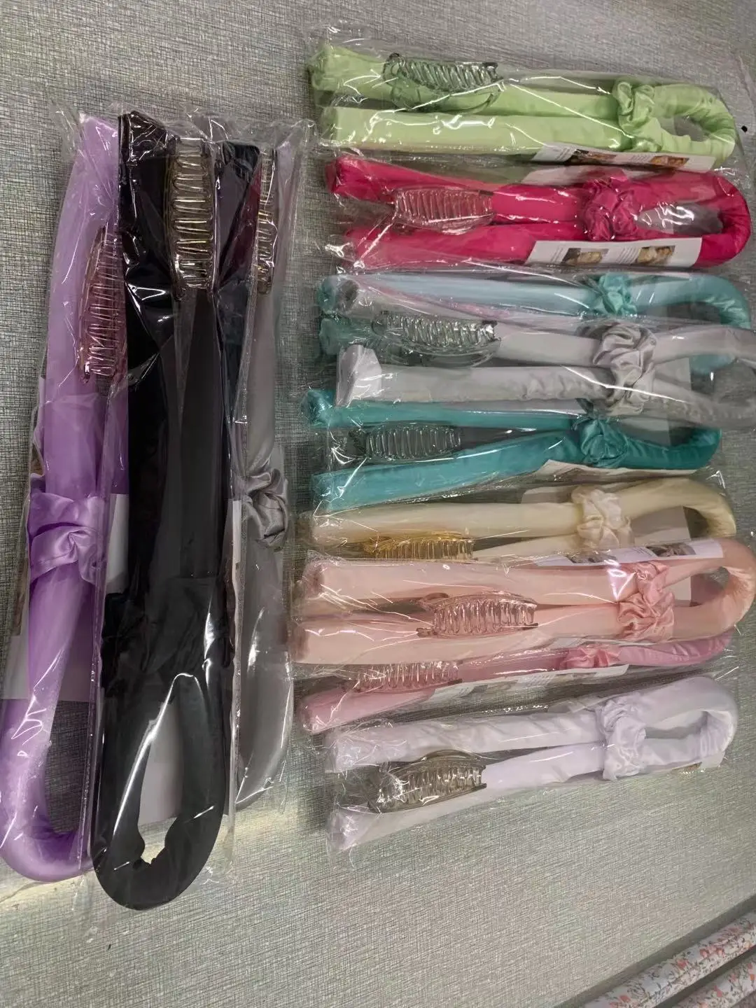 Stirnband ohne Hitze Seiden locken Band Locken wickler schlafen weiches