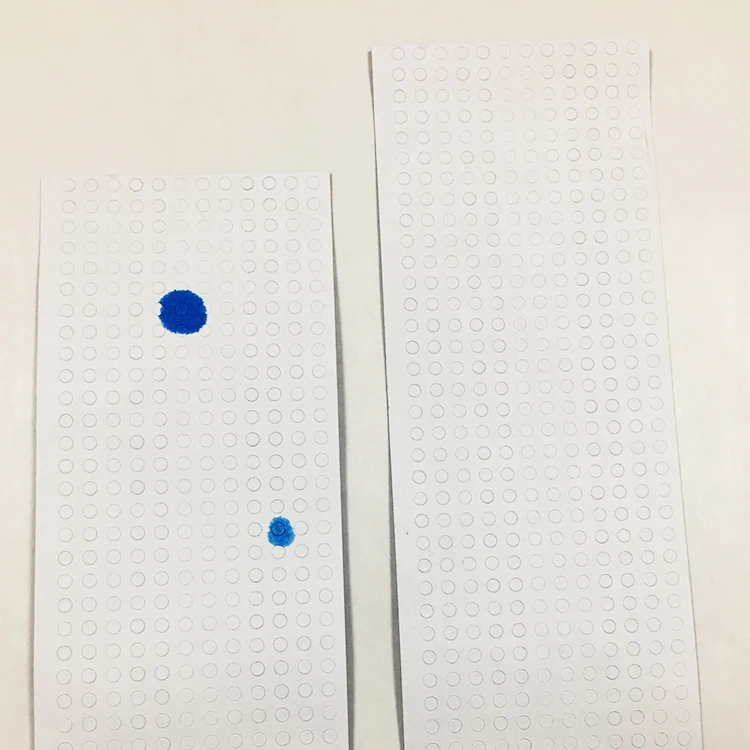 Custom Color Changing Water Sensitive Label Sticker Touch Water Turn Red Security Water Indicator Color Change Sticker