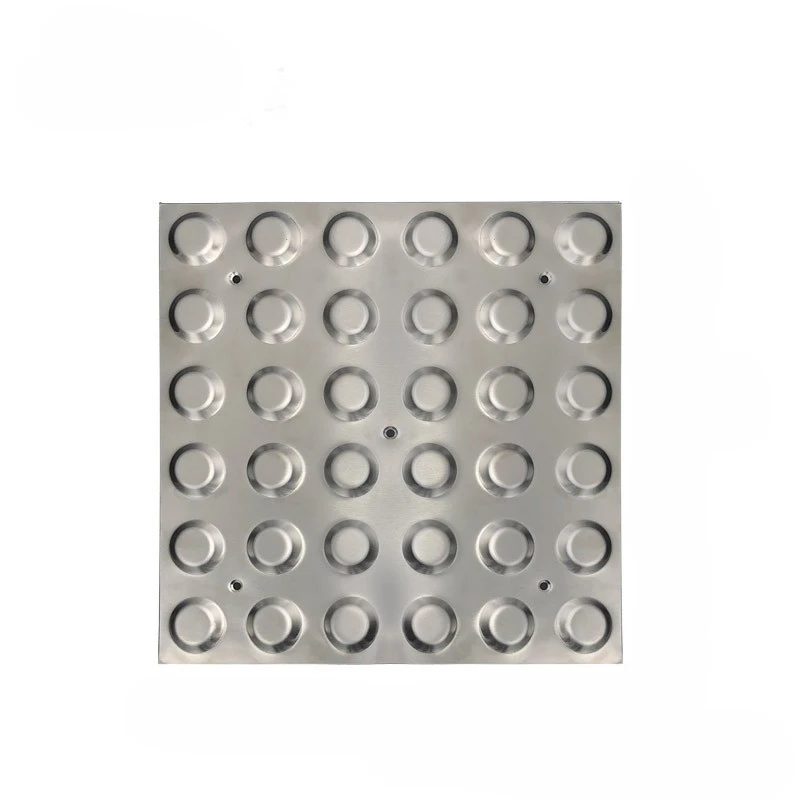 S304 316 из нержавеющей стали интегрированный тактильный индикатор глухой плитки коврики с заклепками для противоскользящей