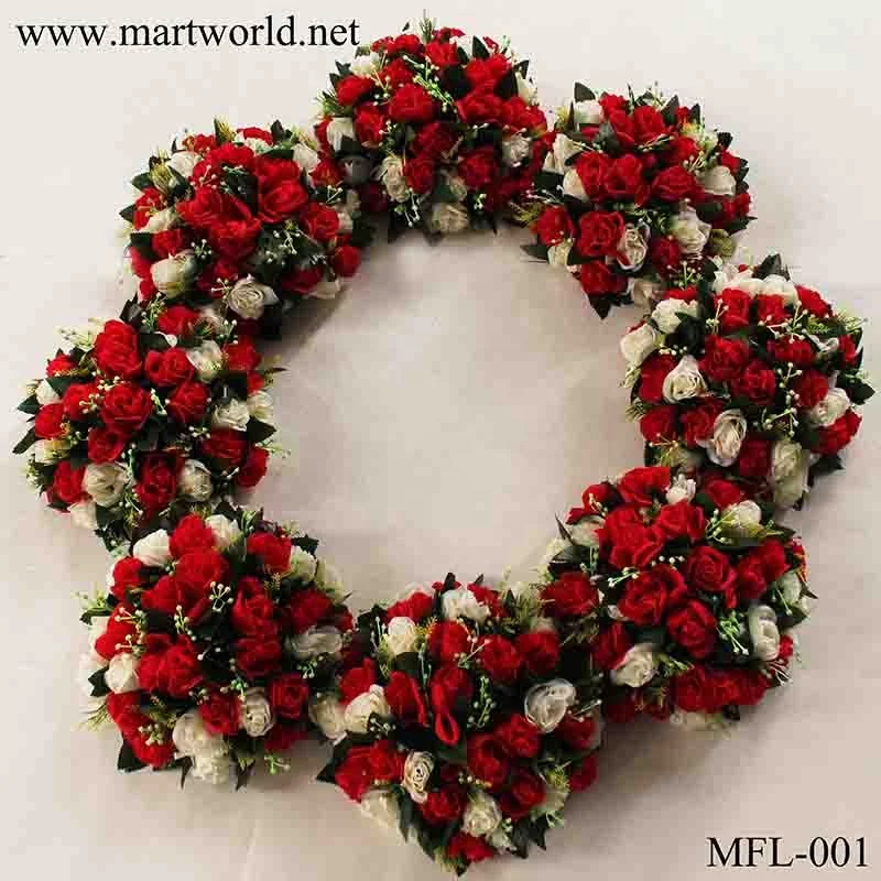 artificial flower purple rose  silk artificial high quality wedding silk flower bouquet marriage  vase stand decoration(MFL-009)