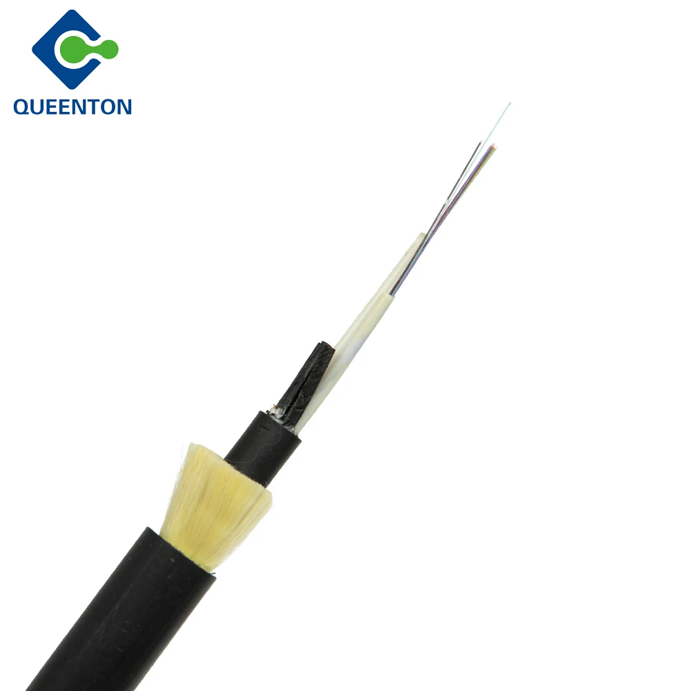 Лучшая цена оптоволоконный кабель FTTH наружный волоконно-оптический ADSS G652D