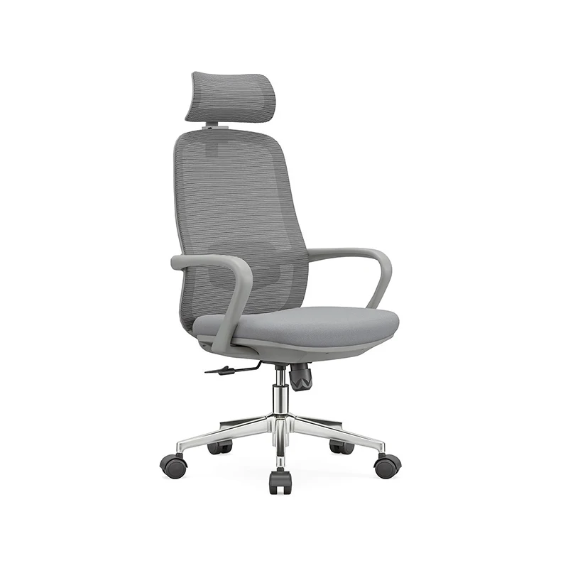 Modern Luxury Lift Chair Ergonomic Metal and PP Full Mesh Swivel Reclining Office Work Chair with Adjustable Headrest