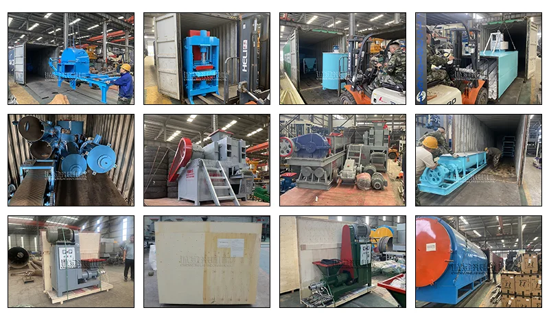 Hot sale Fully Automatic shredder Tire Recycle Machine Shredder Rubber Waste Tyre Recycling Machine