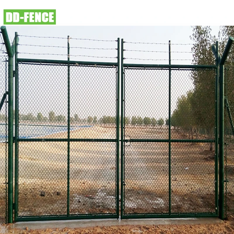high security galvanised wire mesh chain link fencing