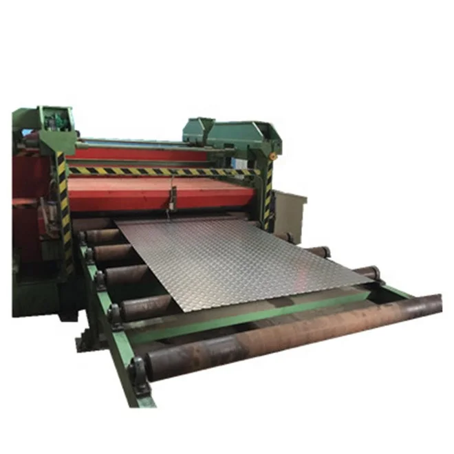 Professional Customized metal plate checkered embossing machine