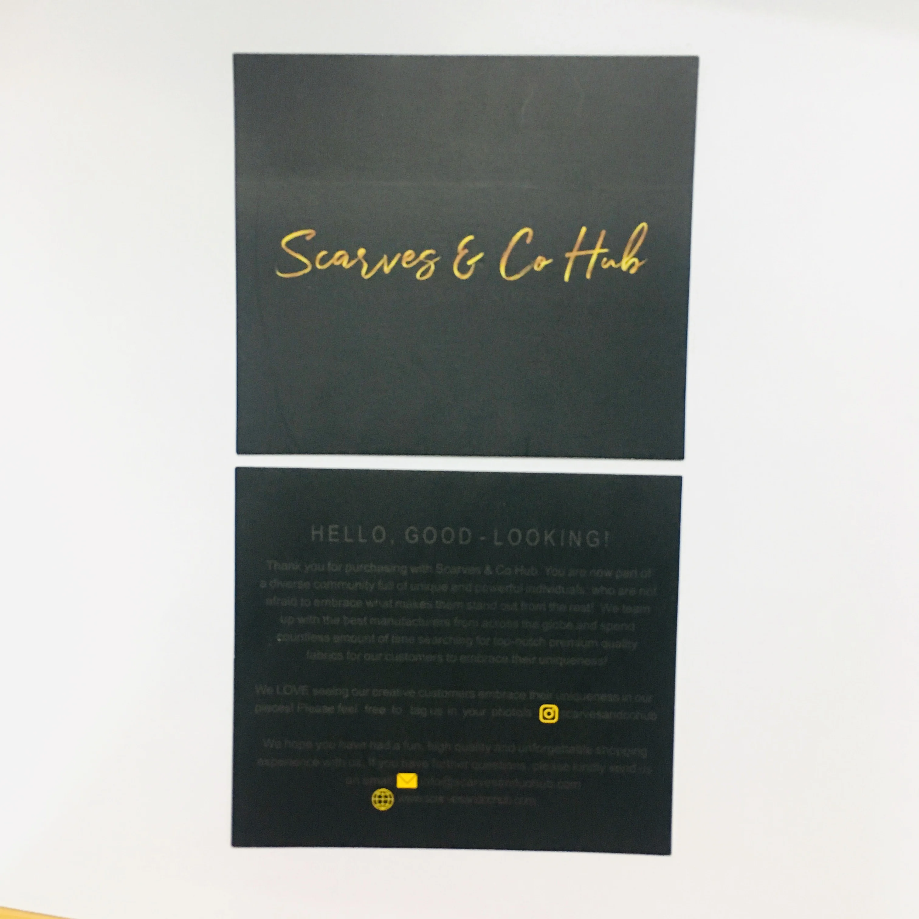 custom logo thank you card with envelopes,wedding card