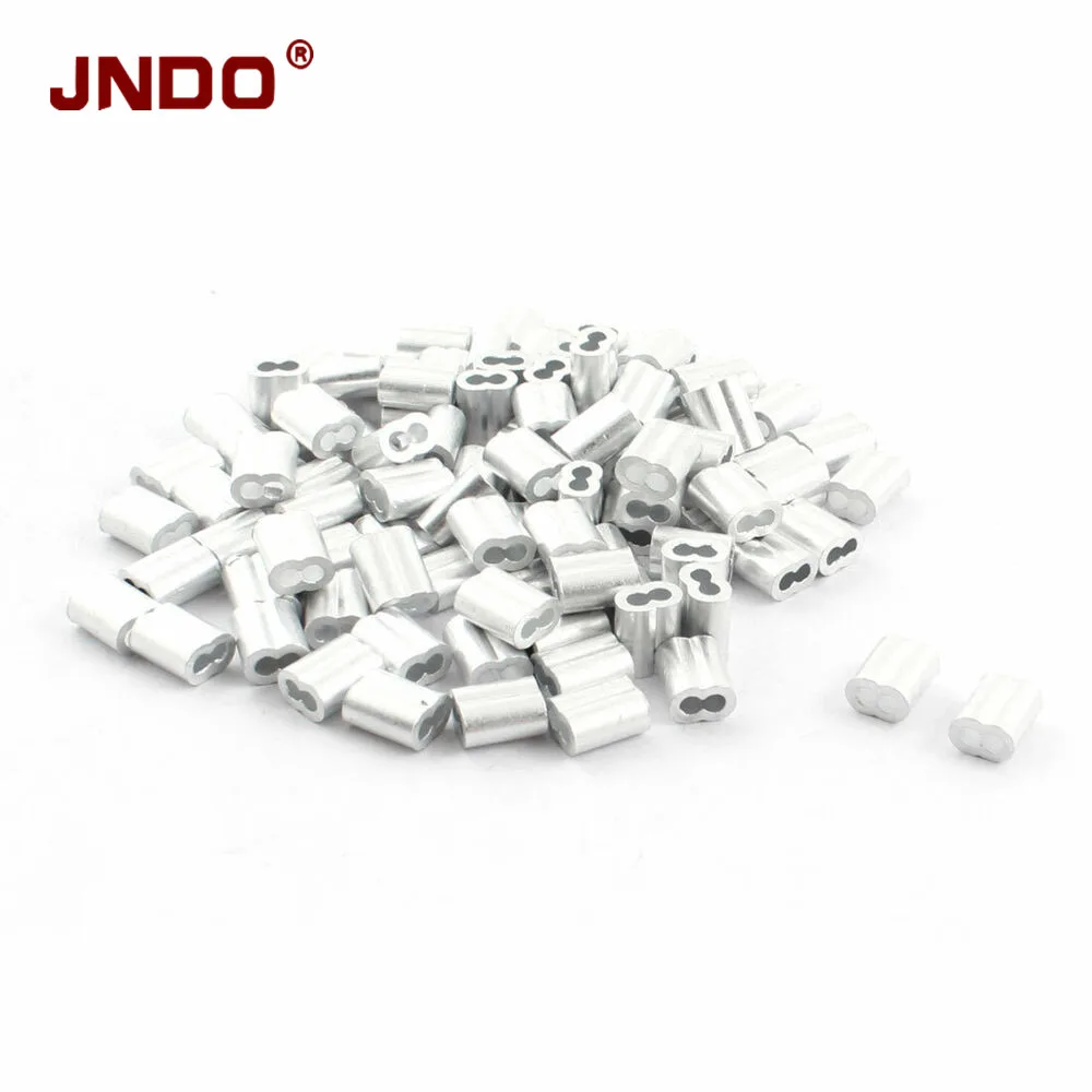 Hourglass Aluminium Oval Sleeves For Steel Wire Rope