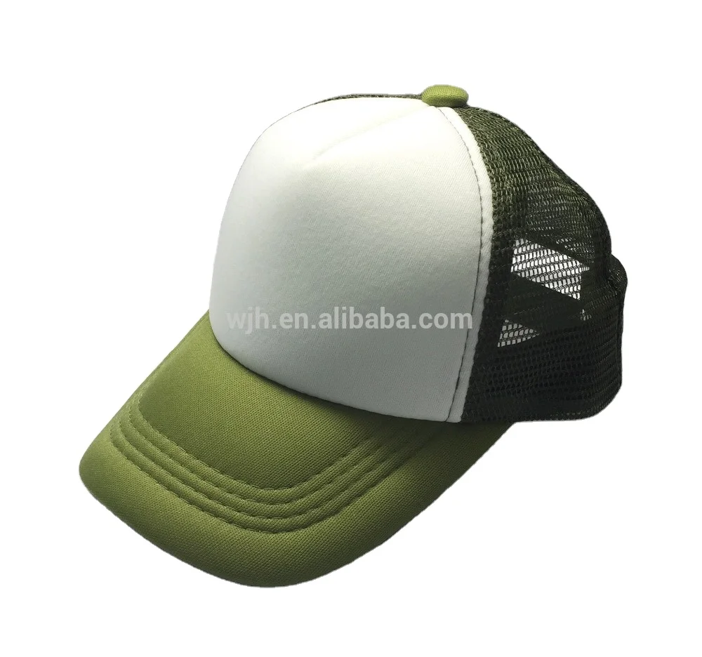 
Cute blank foam and mesh baby infant trucker cap beach hat 