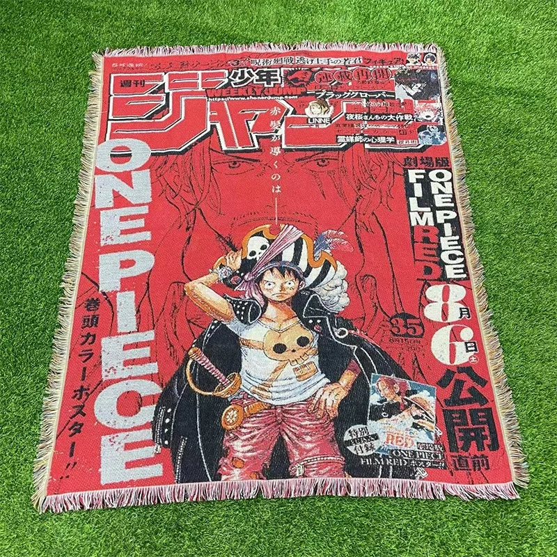 Wholesale Custom Wall Hanging Anime Tapestry Woven Throw Blanket tapestry blanket