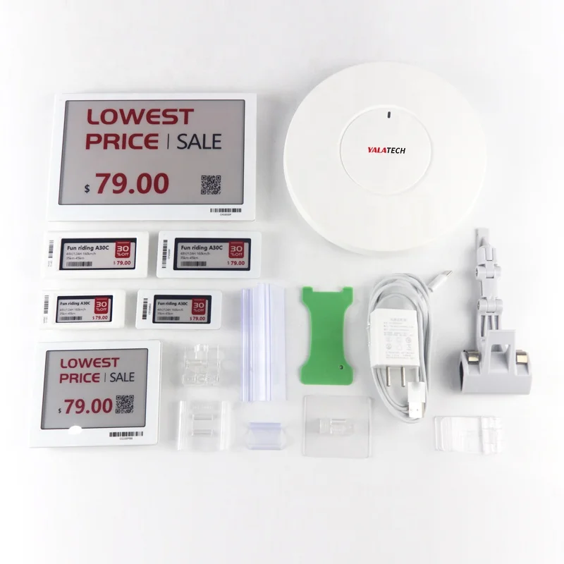 YalaTech digital signage and displays Shelf Label Epaper Display Digital Electronic Label Price Esl Demo Kit