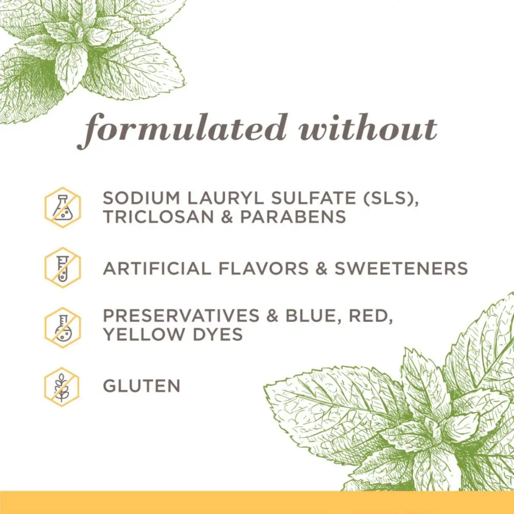 Excellent Quality Removes Stains Deep Cleans Mint Whitening Eco-Friendly Fluoride Free Toothpaste