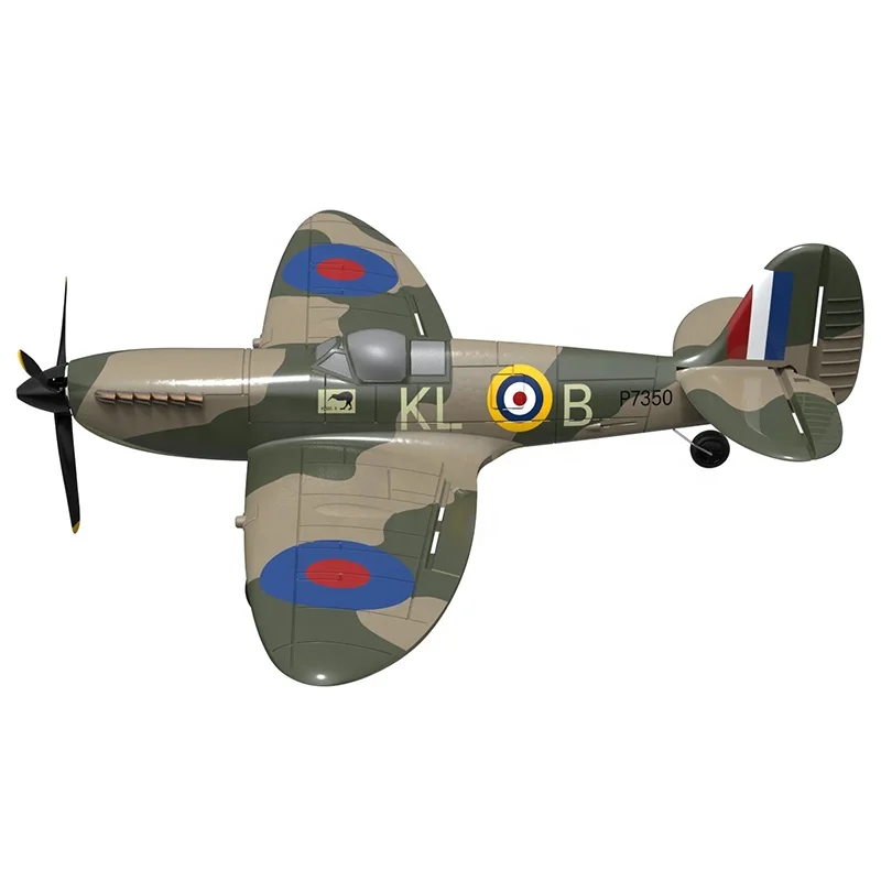 Volantex Spitfire 4CH XPilot Stabilization RTF Electric Wingspan 400MM With Aileron EPP Foam Remote Control RC Plane with Gyro