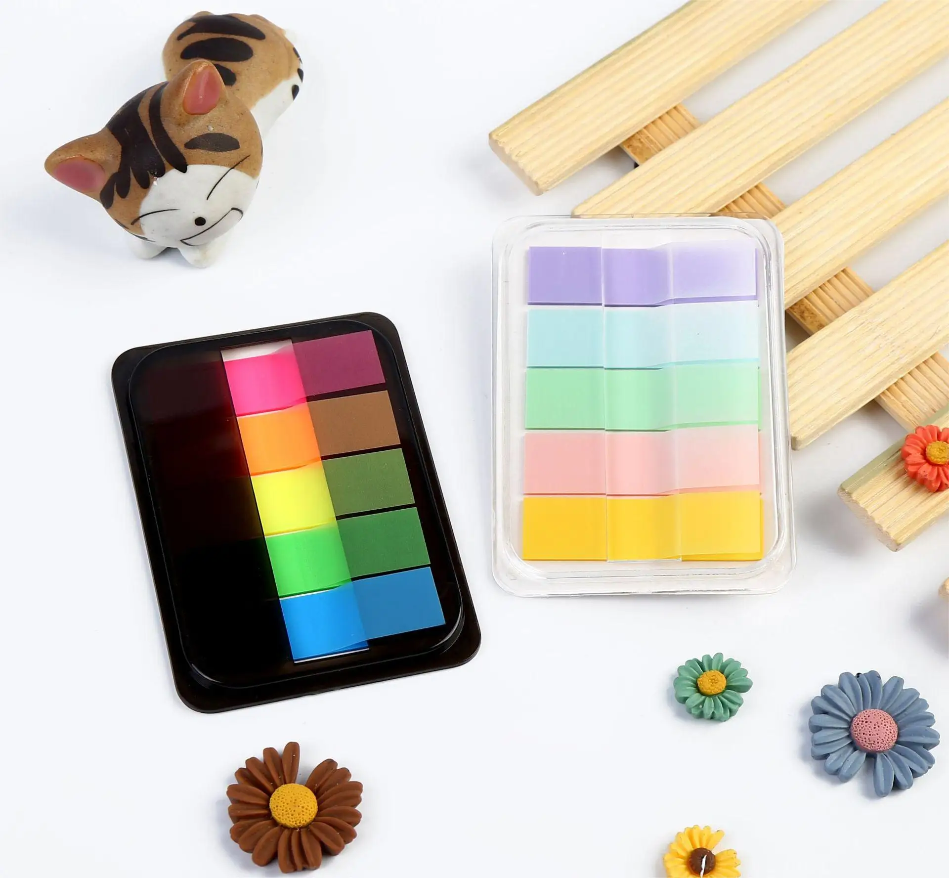 Этикетка YIHENG, наклейка с инструкциями, классификационная наклейка с изображением флажка, полупрозрачная маленькая указательная наклейка