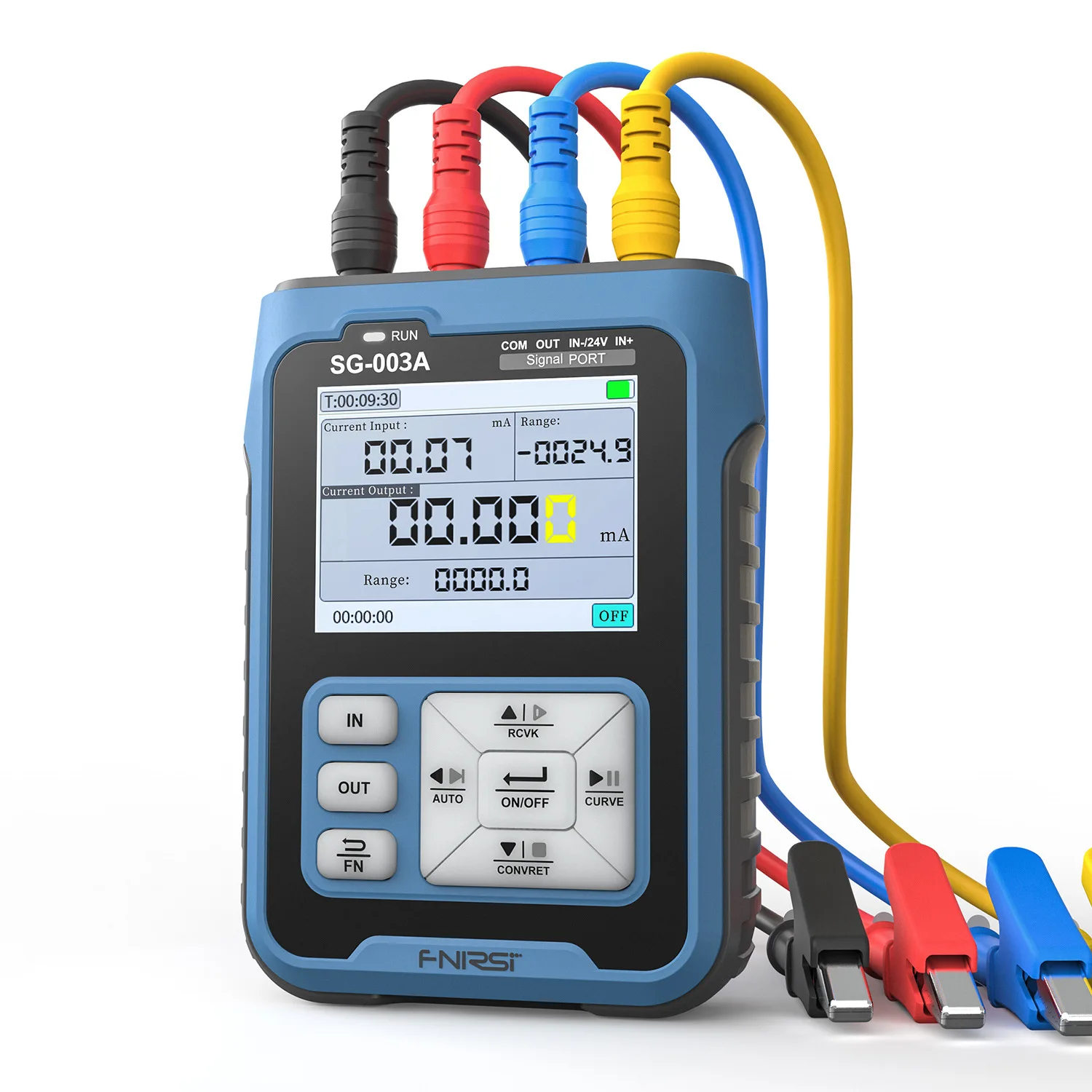 Adjustable Analog Current 4~20mA/Voltage 0~24V Generator Simulator Upgraded Signal Generator with Real-time Curve