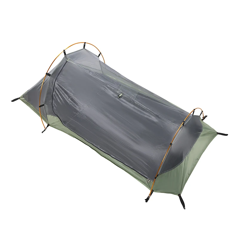 Everich outdoor Single Camping Tent Summer Season Tent with Custom Logo Fiberglass and Carbon Fiber Poles