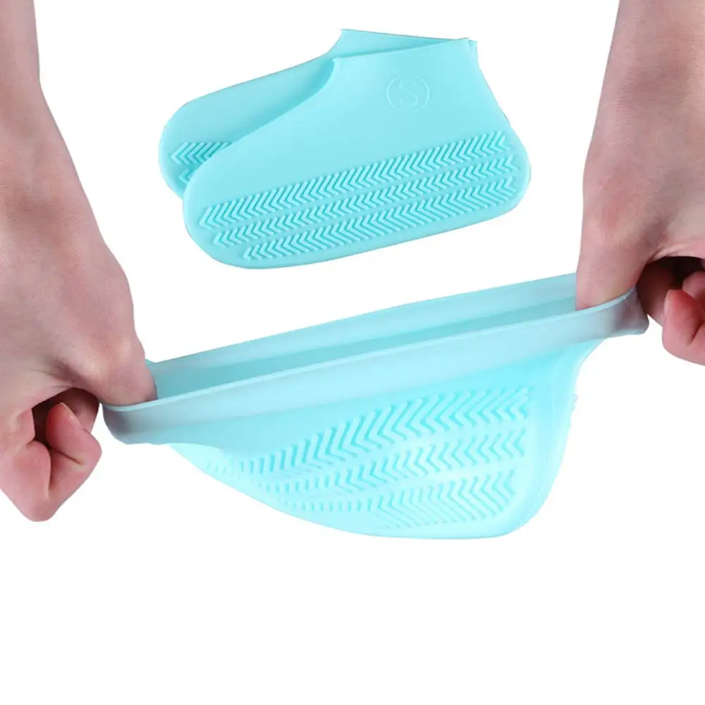 Wholesale Factory Hot Sale Silicon Protective Rain Shoes Cover Anti-slip Reusable Rubber Waterproof Silicone Shoe Cover