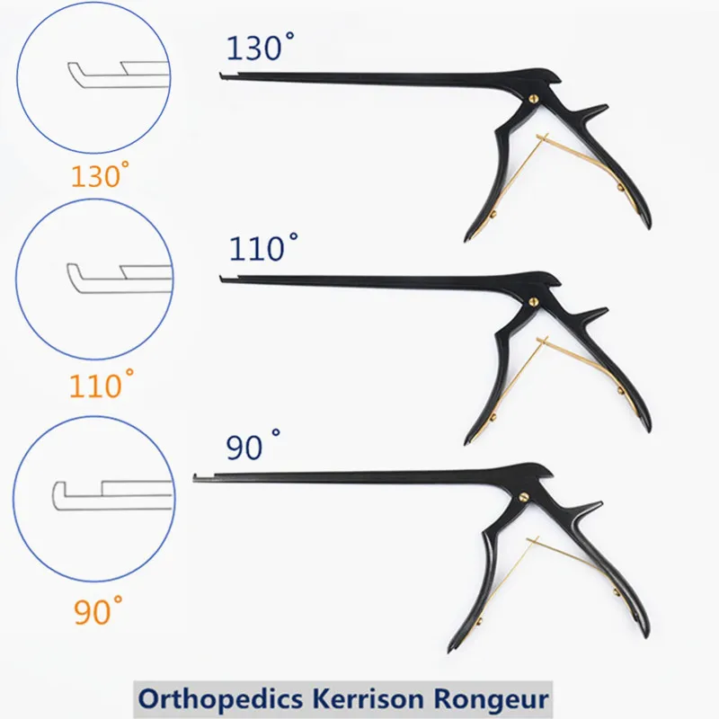 Kerrison Rongeur в черном 90 /110 градусов 230 мм ветеринарный ортопедический инструмент