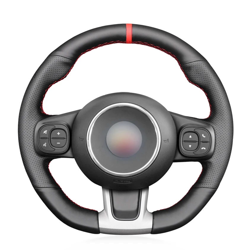 Крышка рулевого колеса для Abarth 595 595C 695 695C 2016 2017-2021 Fiat 500 500C оптовая цена вас