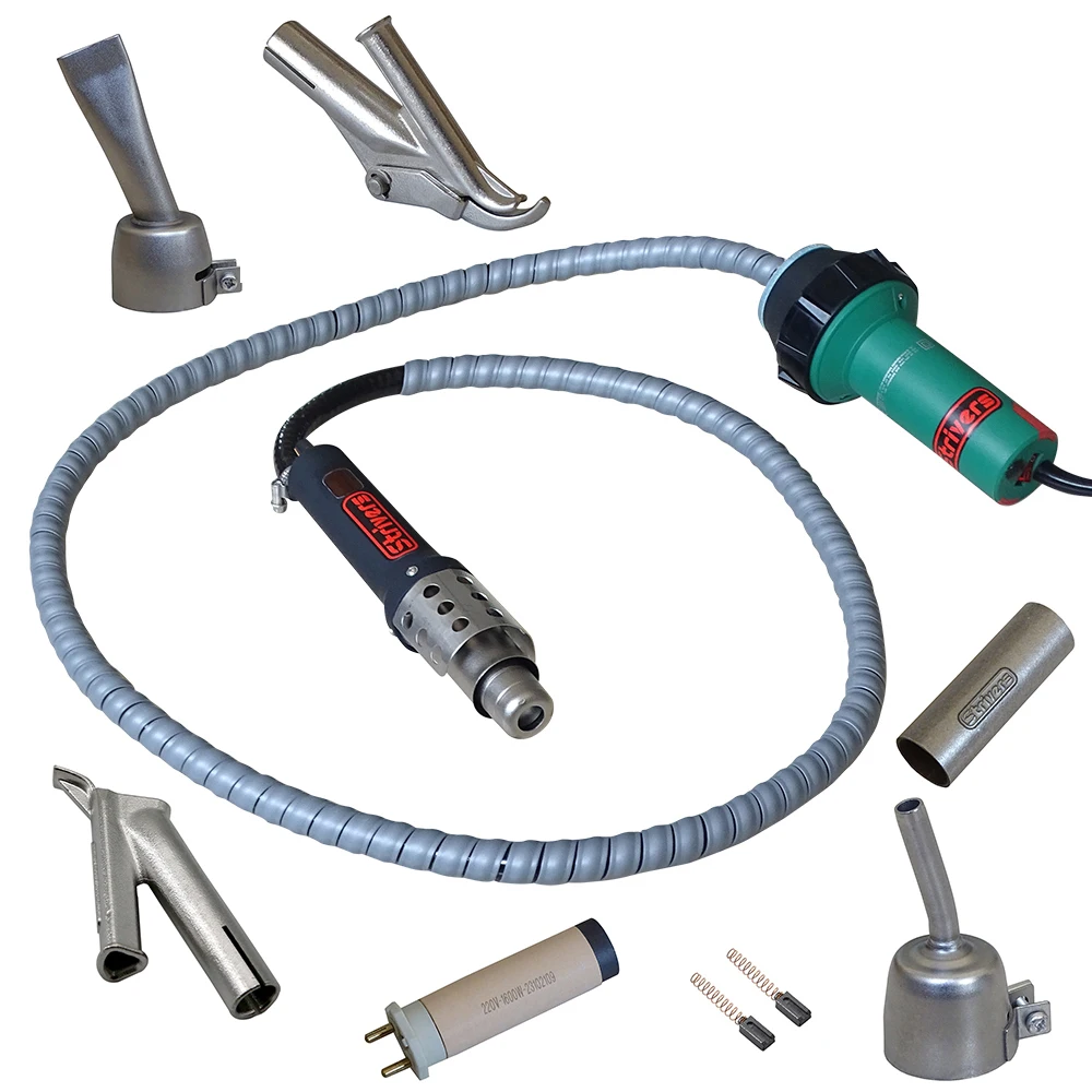 Strivers 1600W High Frequency 220V Hot Air Gun Tube Sealing Autocontrol Heater PPRC Pipe HDPE Plastic Diodes air Tools