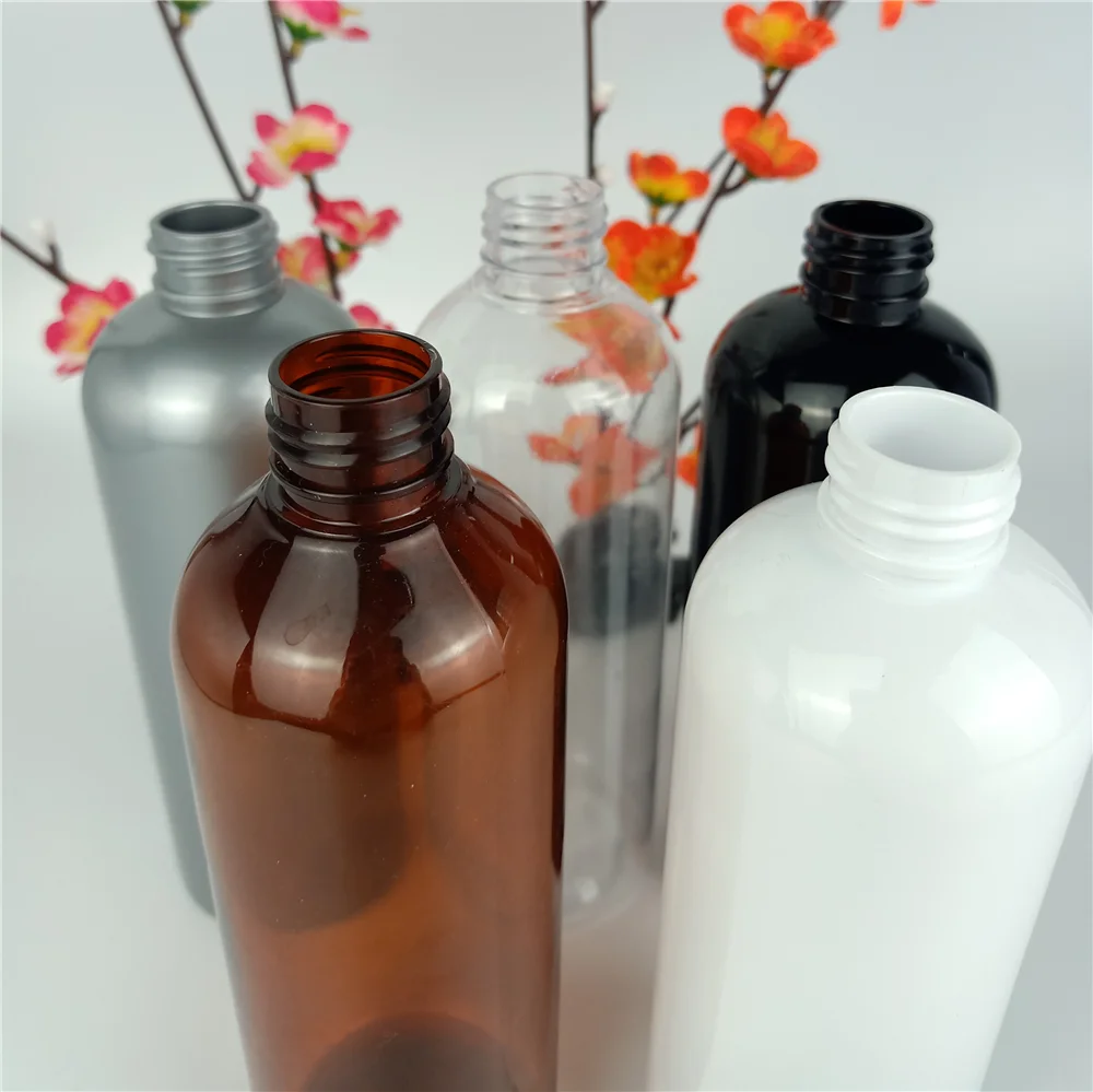 2024 150ml 200ml 250ml PET Colorful  Cosmetic Packaging Bottle with aluminum cover Lotion Container plastic bottle