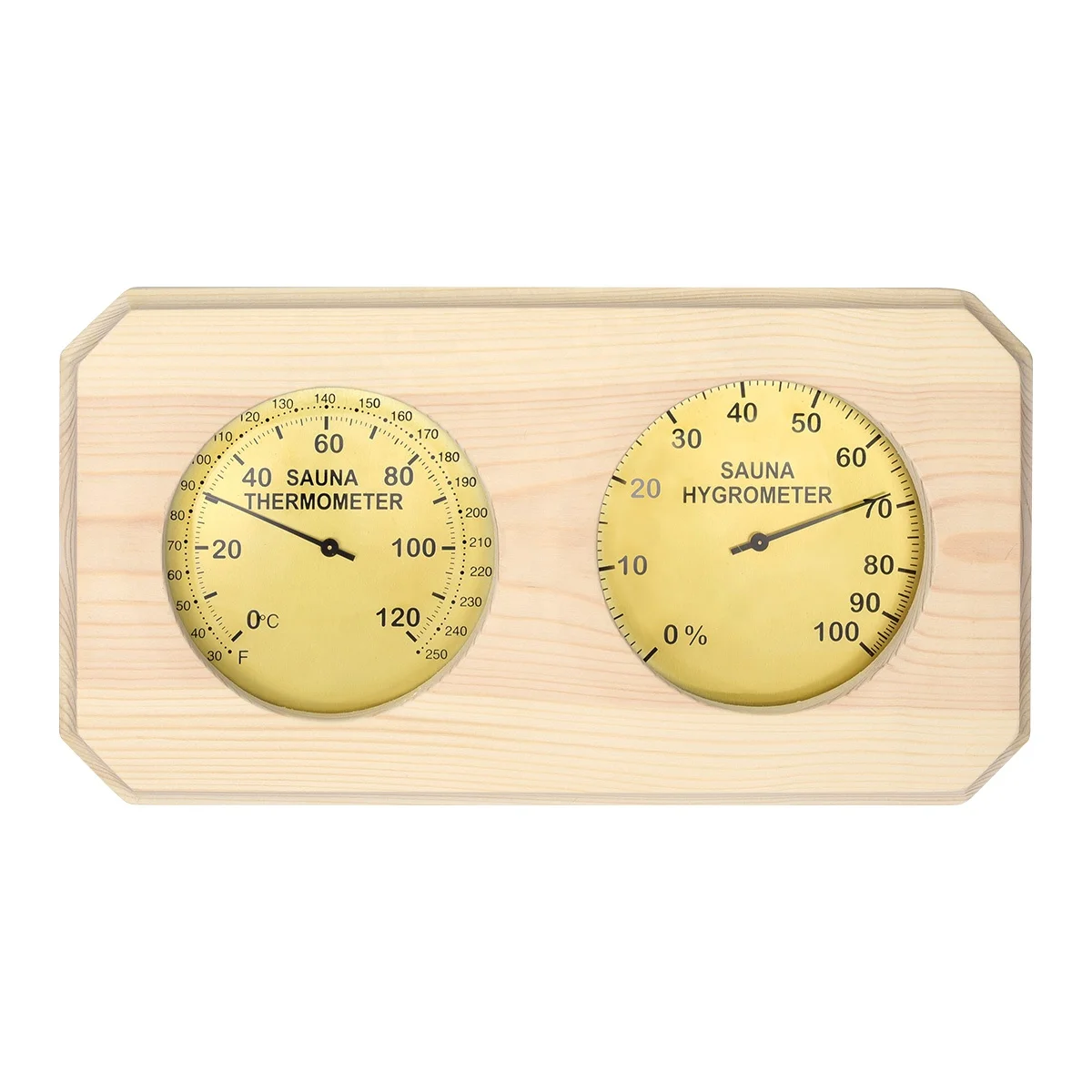 Double meter  Sauna thermometer and sauna hygrometer   for finnish sauna room