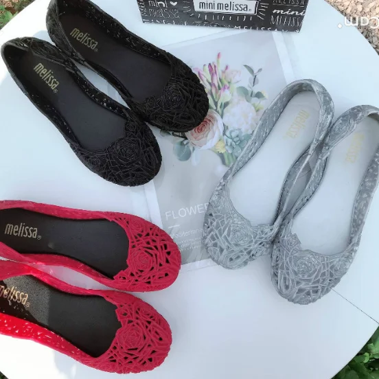 Wholesale high quality Melissa lady single shoe Nest Rose ladies work shoes beach non-slip slipper casual shoes