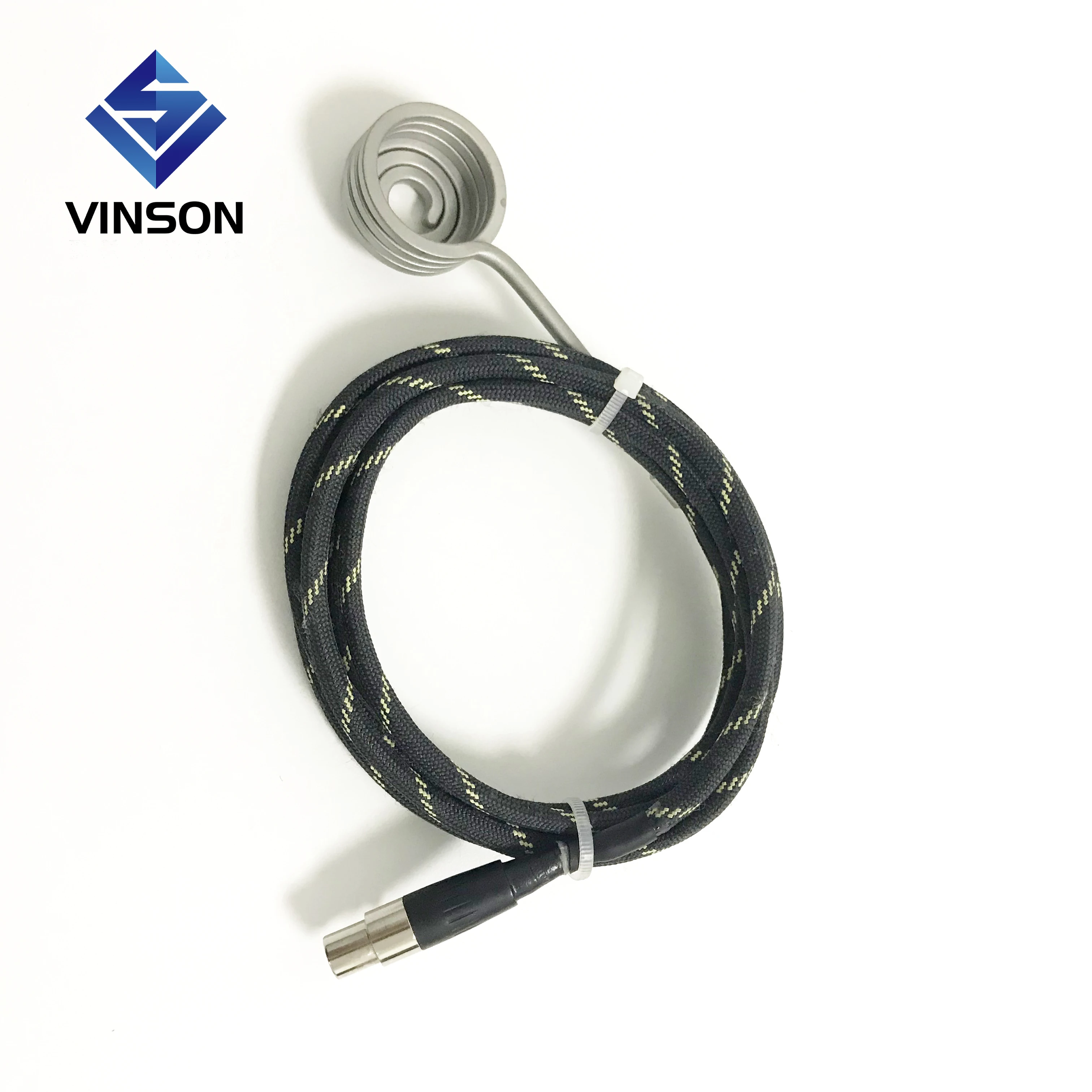 20x12.7mm 110v/120v 150w Electric Resistance Spiral Coil Nozzle Heater Manufacturer with mini 5pin Xlr Plug