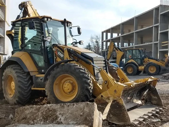Качественный 432F2 4x4 б/у фронтальный экскаватор и экскаватор-погрузчик в хорошем состоянии по цене со
