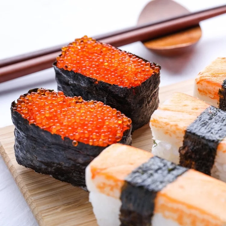 Еда Gaishi лучшие массажные вкусные икры капелина для суши