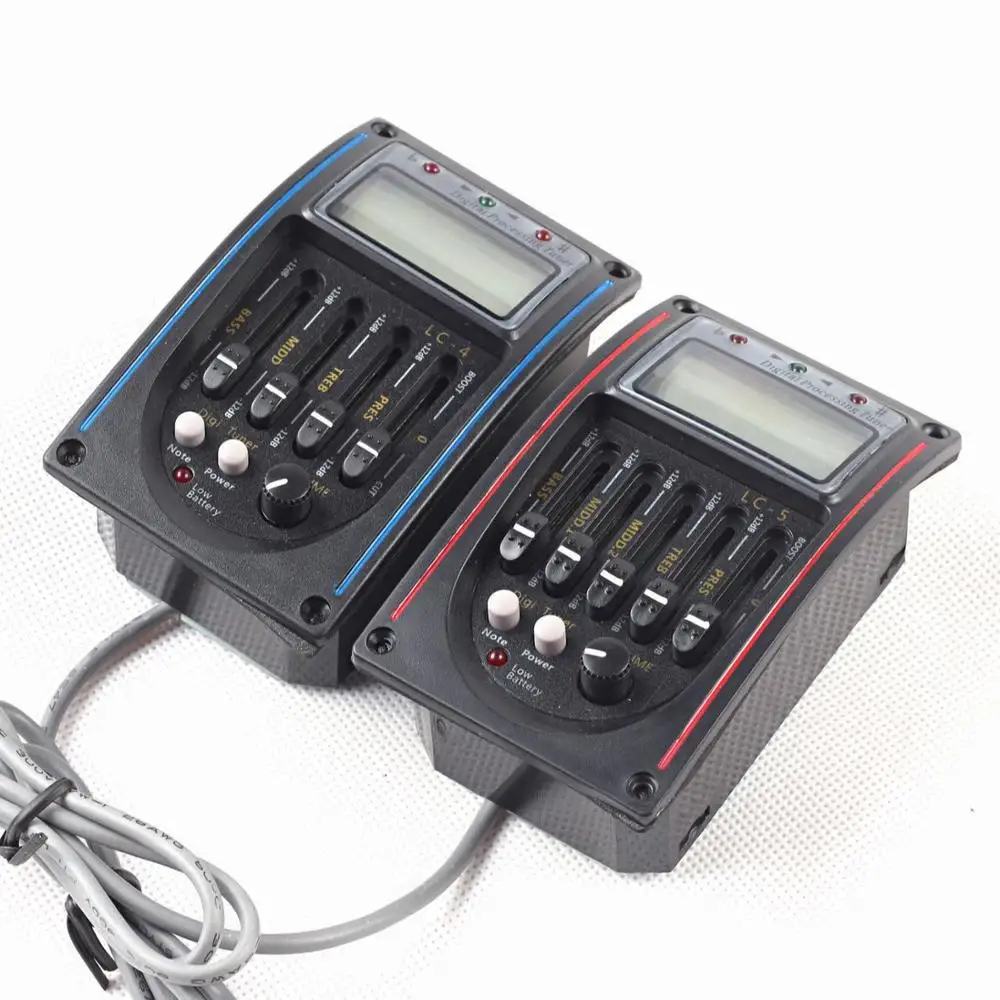 
Manufacturer wholesale lc-5 classical folk song wooden guitar pickup five Segment LCD pickup EQ guitar accessories 