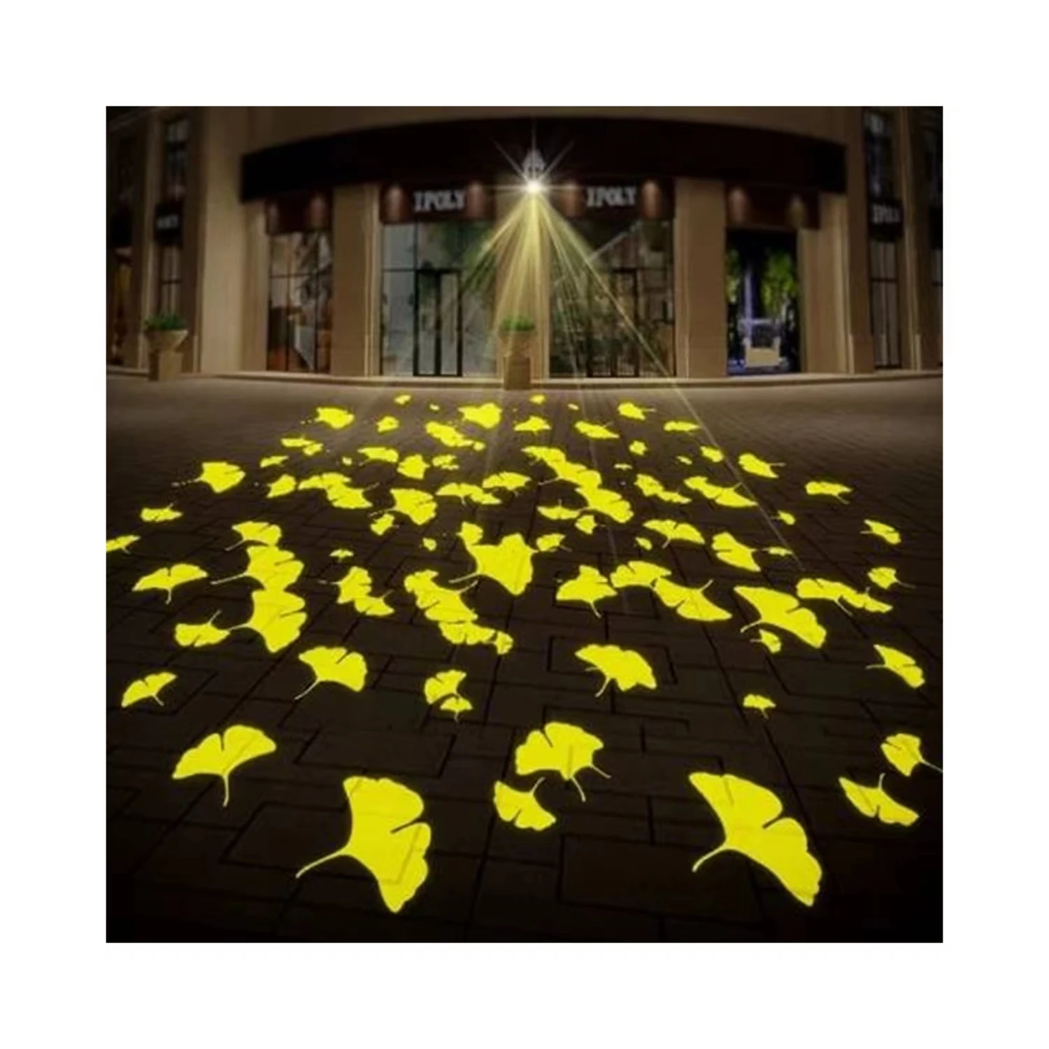 TNT Theme Park Lighting Floor Logo Laser Projection Lamp 100w Waterproof Outdoor Gobo Projector