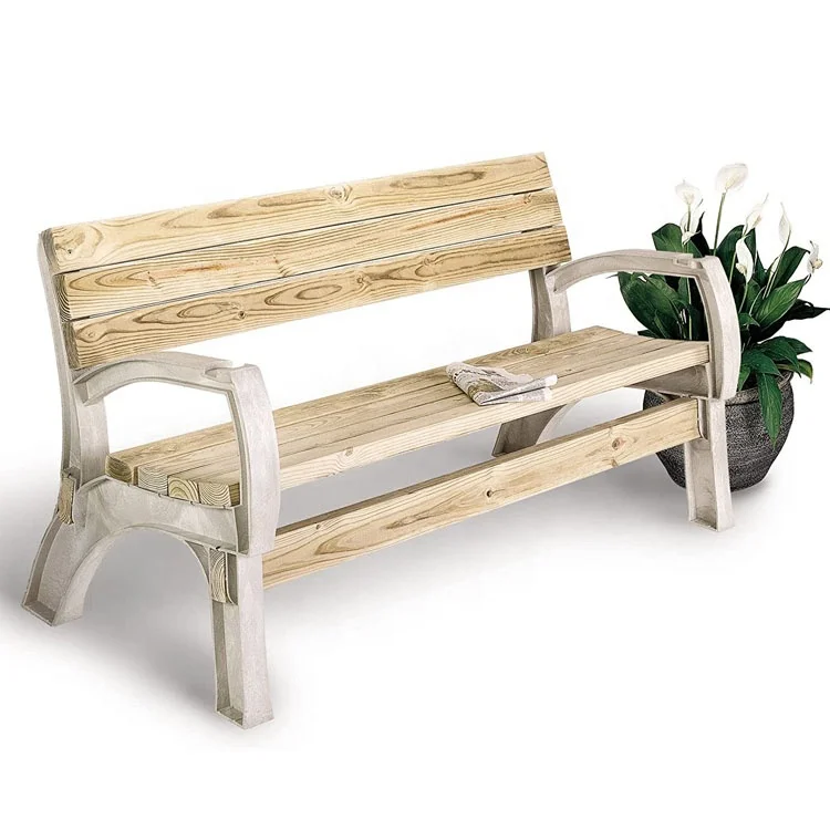 outdoor garden wooden chair or bench