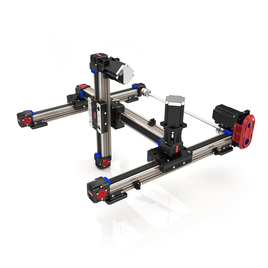 Настройка одноосного многоосного прямолинейного модуля длиной 100 - 4000 мм 