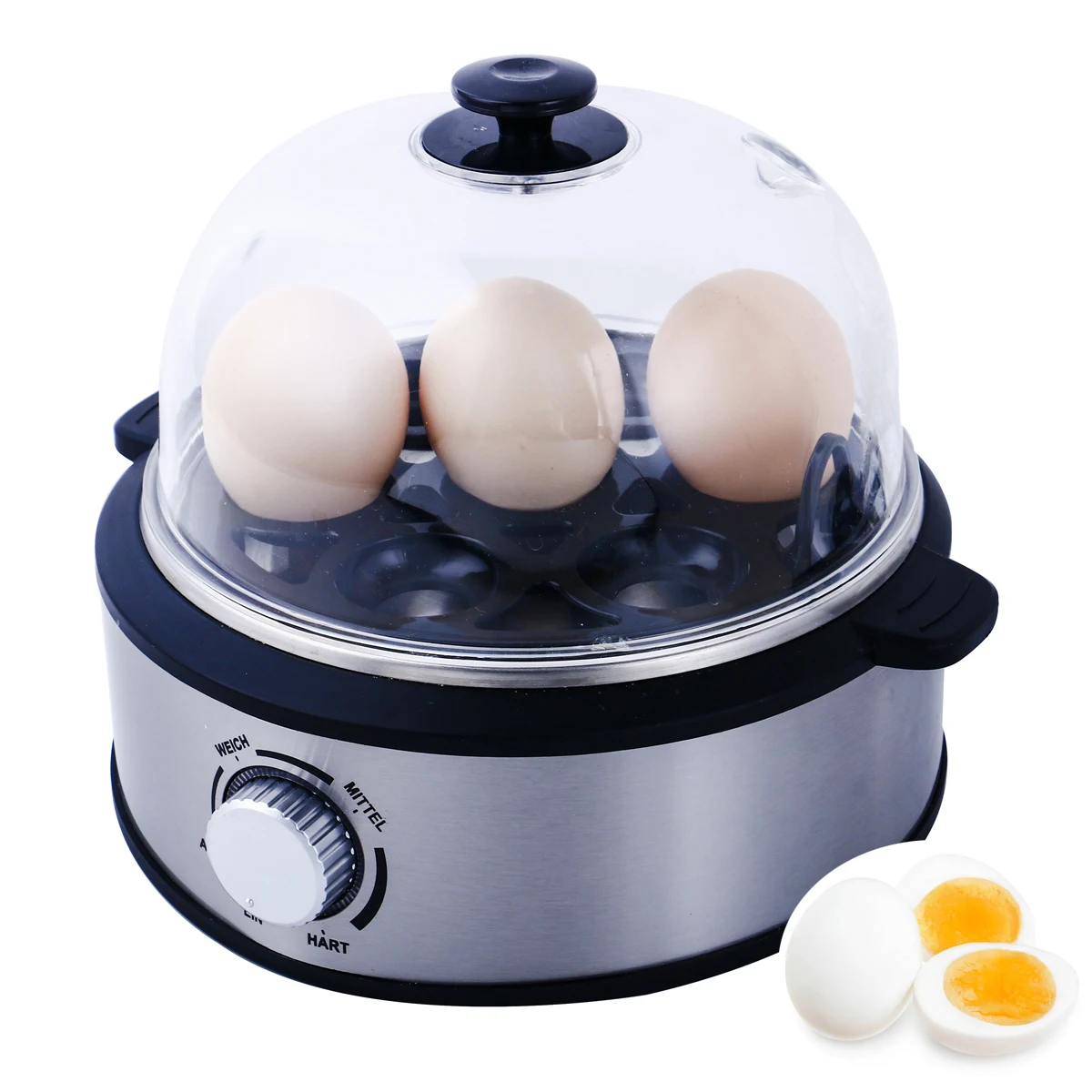 Машина для приготовления яиц, Электрический яичный котел с зуммером и программой из нержавеющей стали