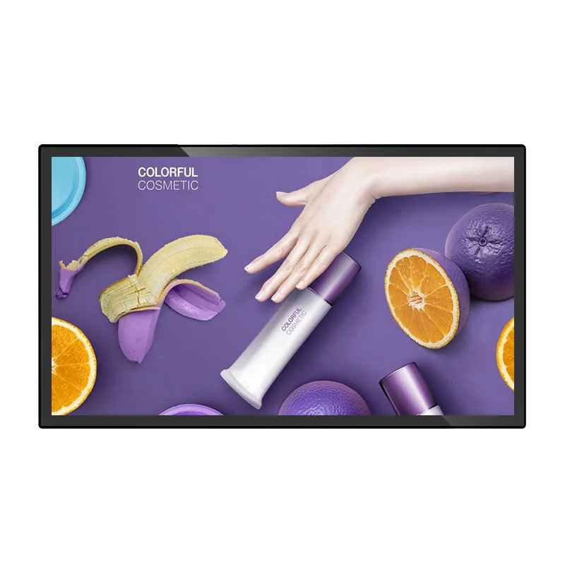 43 50 55 inch touch screen vertical lcd panel stand advertising display led advertising machine full hd big advertising screen