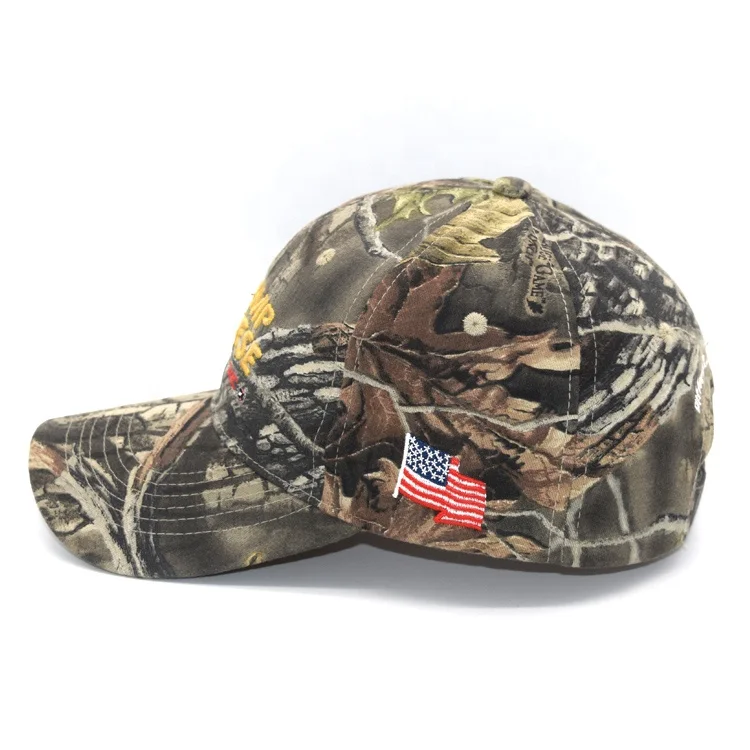 American Outdoor camouflage cap OEM customized camouflage sports cap hot sale camouflage embroidery baseball cap