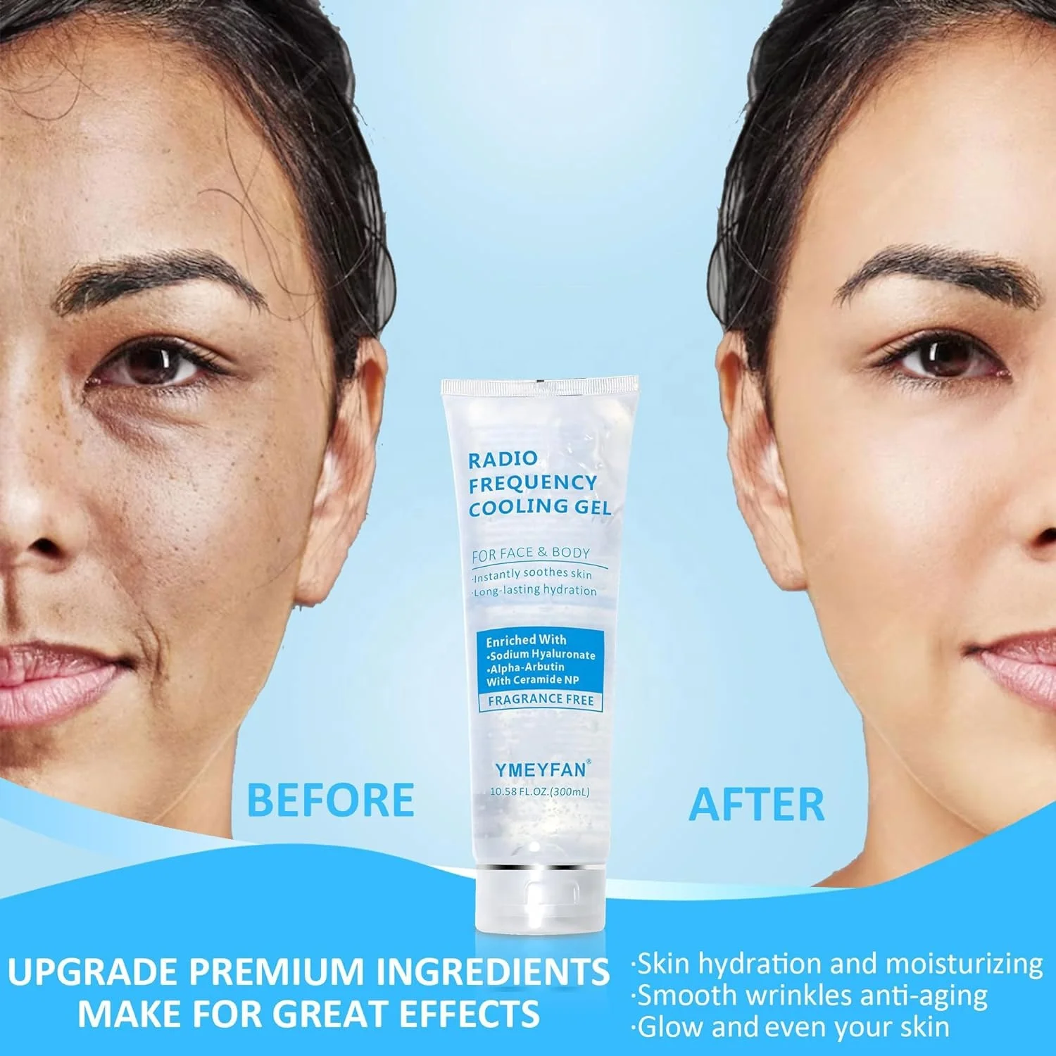 3PCS Free Shipping Conductive Gel for Microcurrent Laser Hair Removal RF Facial Body Cooling Gel Radio Frequency Gel Wholesale