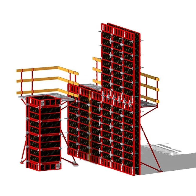 TECON Adjustable Steel Frame Formwork  Column Wall Concrete Mould Various Sizes Technical Support for Sale