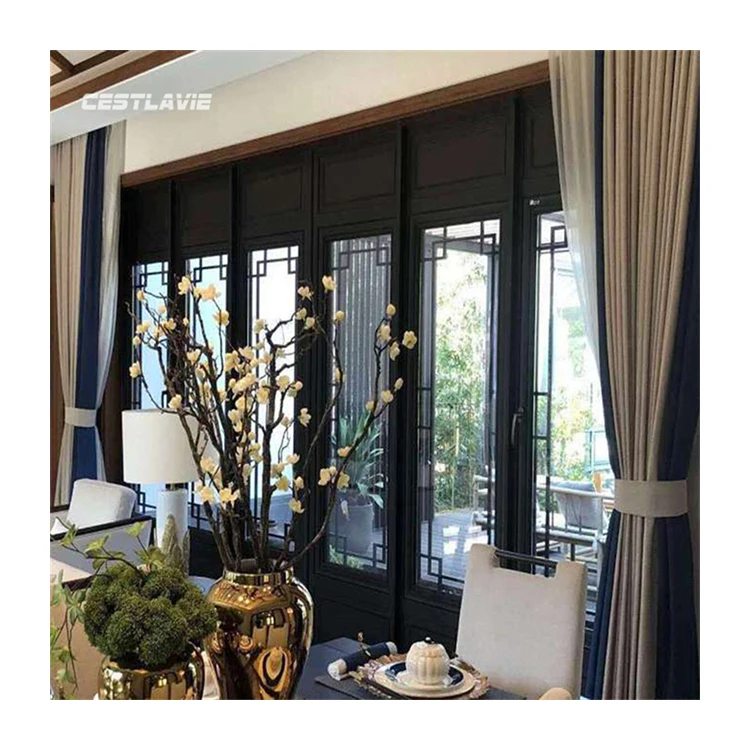 Discount Price Accept Custom Chinese Style Beijing Style Antique Lattices Window And Door