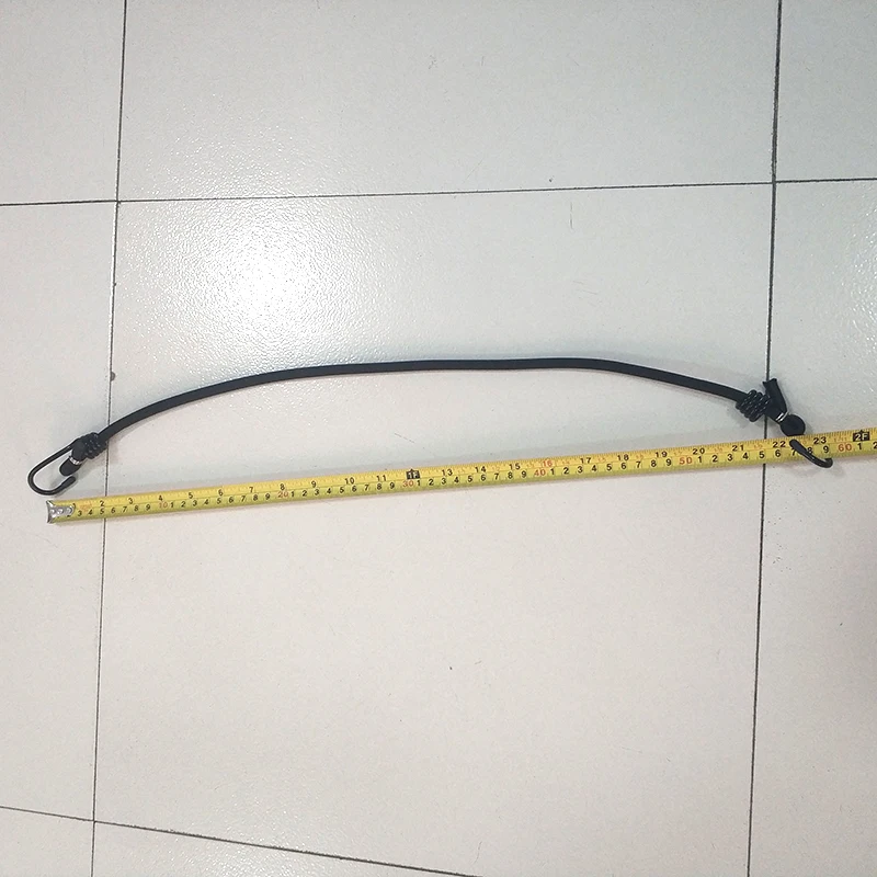 Baggage Luggage Elastic Rope Strap With Metal Hook Packing Binding For Motorcycle Bike