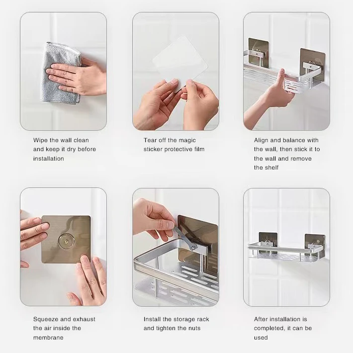 JAYA Toilet furniture hardware sticker rack punch suction cup toilet washstand wall hanging supplies  bathroom storage shelf