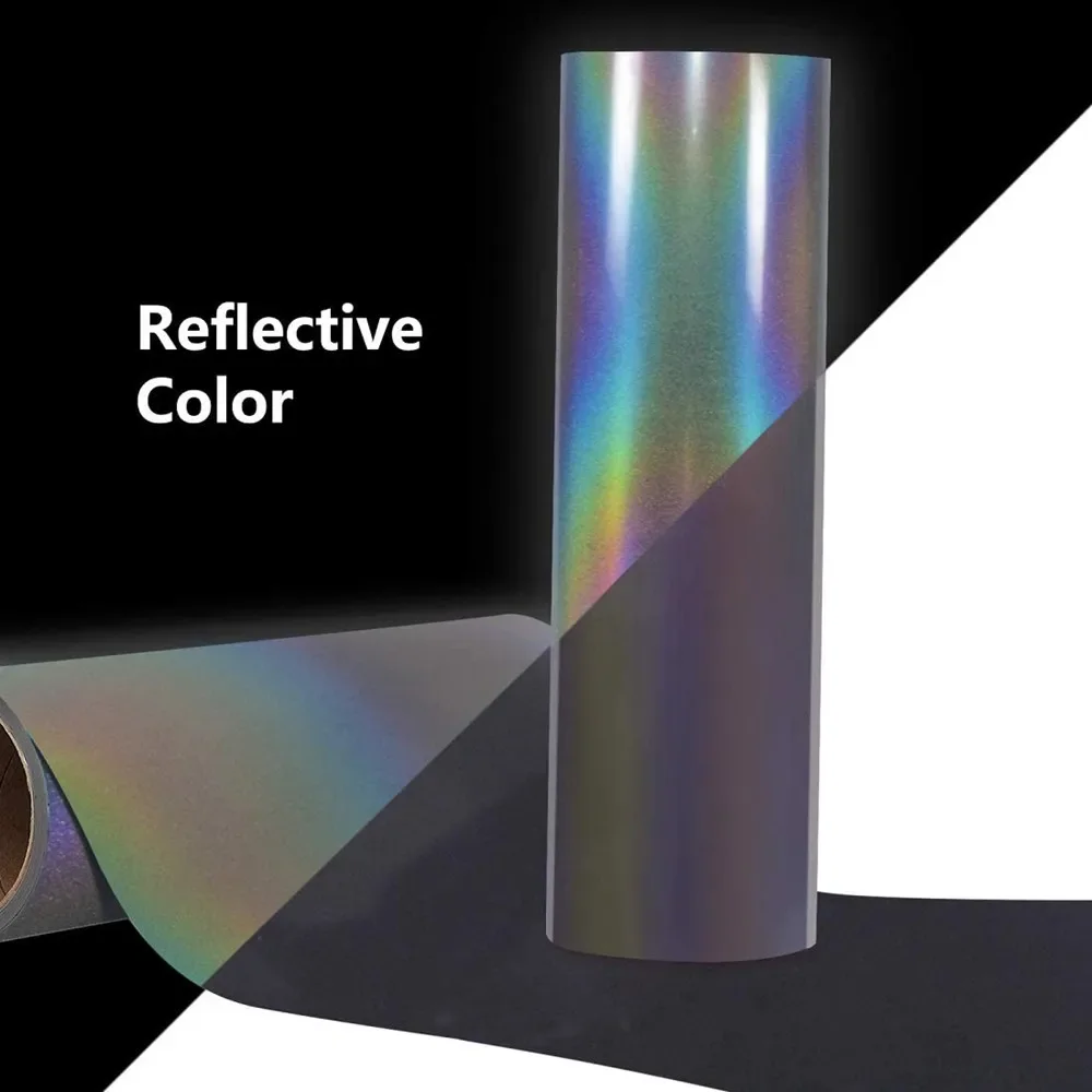 YouGuang Reflective Film Series Printable Htv Roll Flex Reflective Heat Transfer Vinyl Label For Clothing Printable