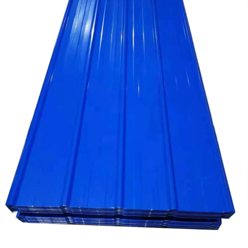 Top Quality Galvanized Roofing Steel Sheet Color Coated Corrugated Steel Plate Blue/Red GI Galvanized Metal Roofing Sheet/Plate