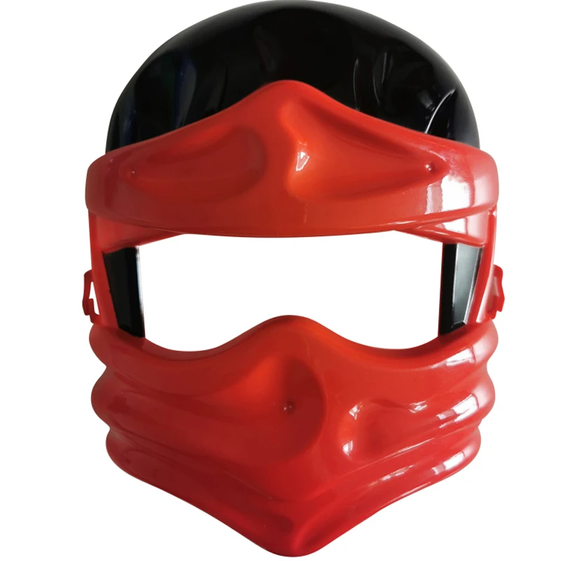 ninja mask Halloween Party Props Plastic mask for children  Ninja knife nunchaku  weapon toys set for kids