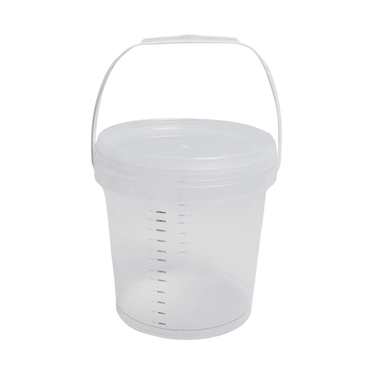 China Plastic Food Buckets With Lid Plastic