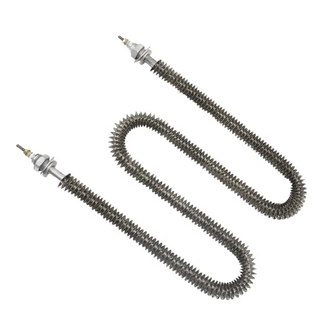 U W I Straight Type Stainless Steel Electric Air Duct Oven Tube Heater Finned Tubular Heater