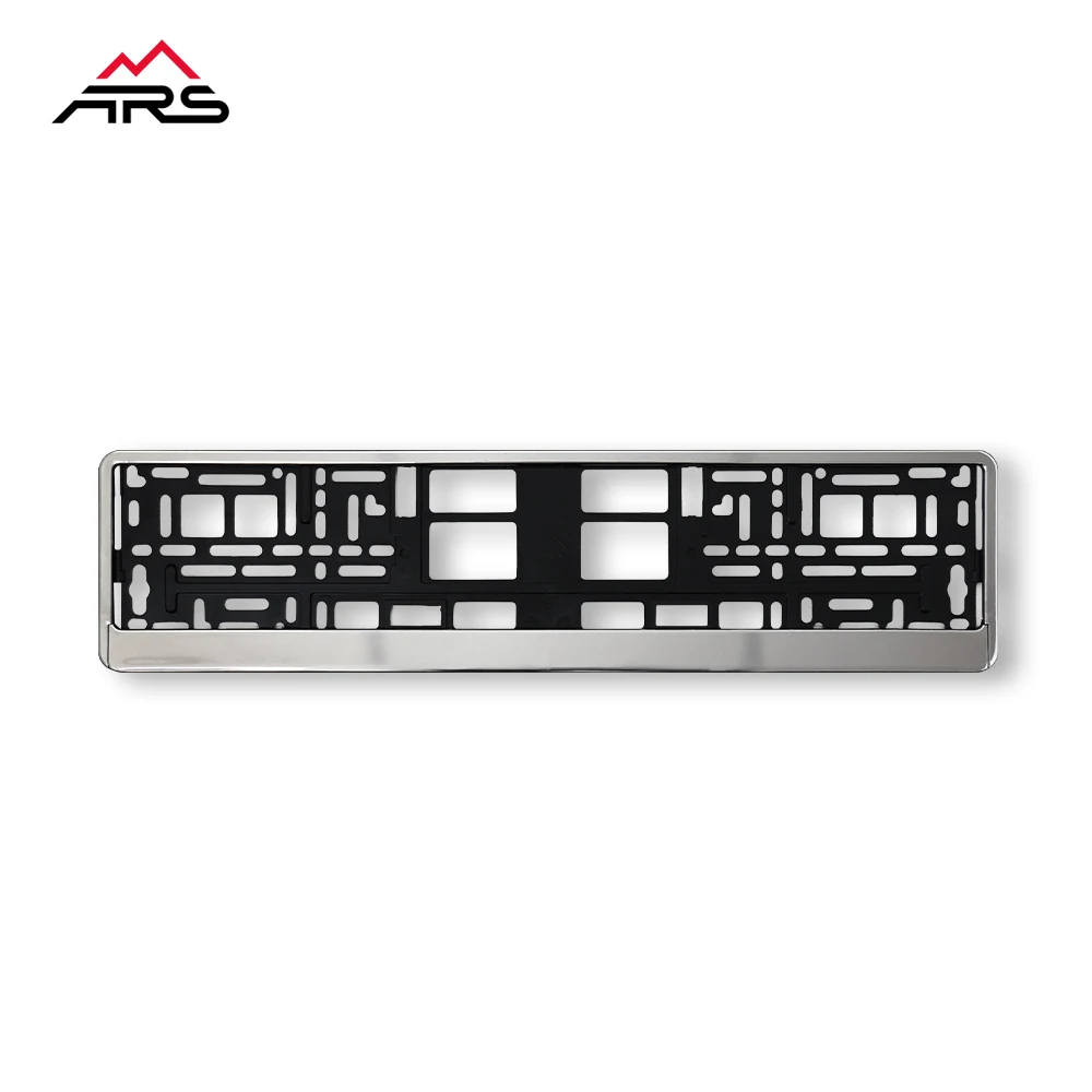 
Chrome Plastic license plate frame / holder European standard 