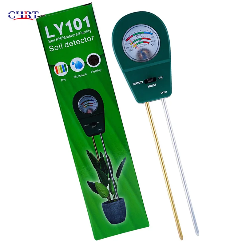  CHRT Amazon pofessional new product 3 in 1 pH soil meter for cosmetics with conductivity